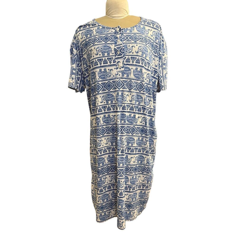 Not A Morning Person Women’s Sleep Shirt One Size Soft/Cozy Elephant Print